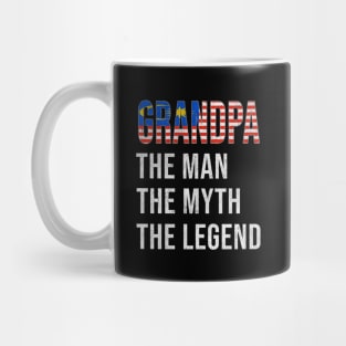 Grand Father Malaysian Grandpa The Man The Myth The Legend - Gift for Malaysian Dad With Roots From  Malaysia Mug